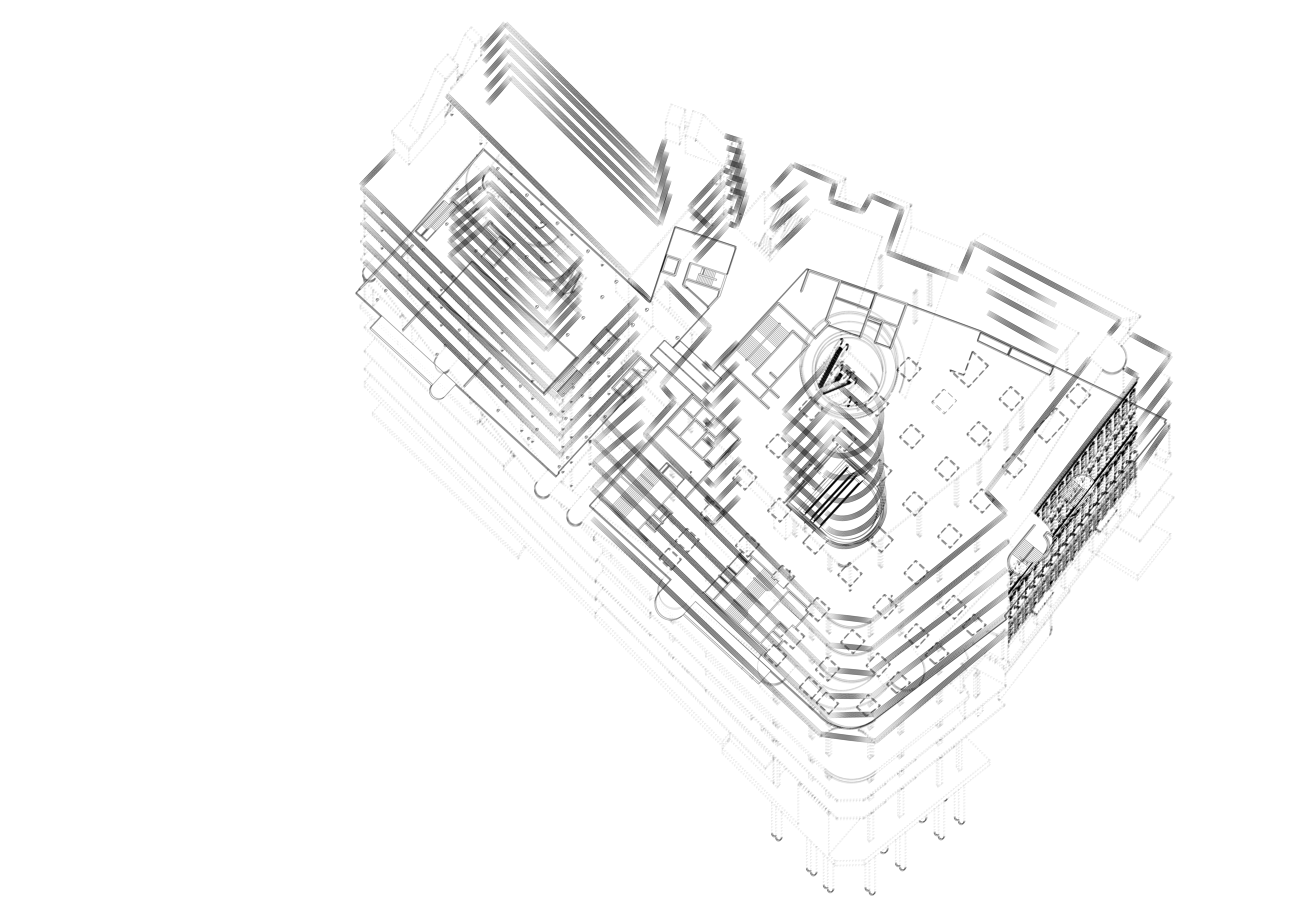 Horizontal drawing
